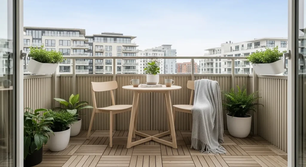 Scandinavian Style Balcony