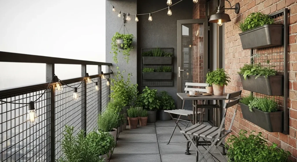Industrial Style Balcony