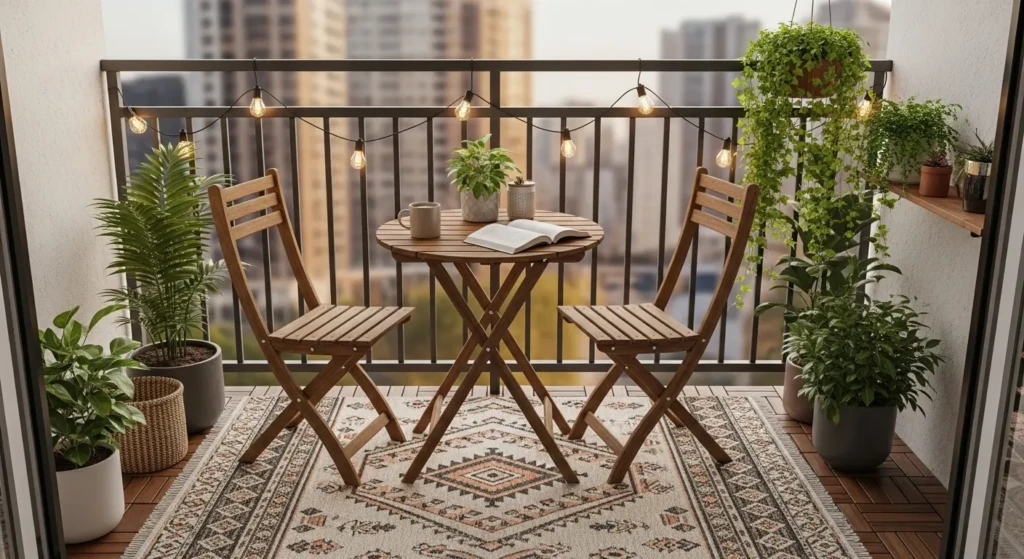 Compact Apartment Balcony