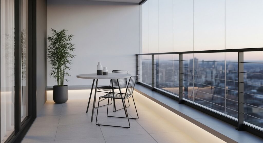 Modern Minimalist Balcony