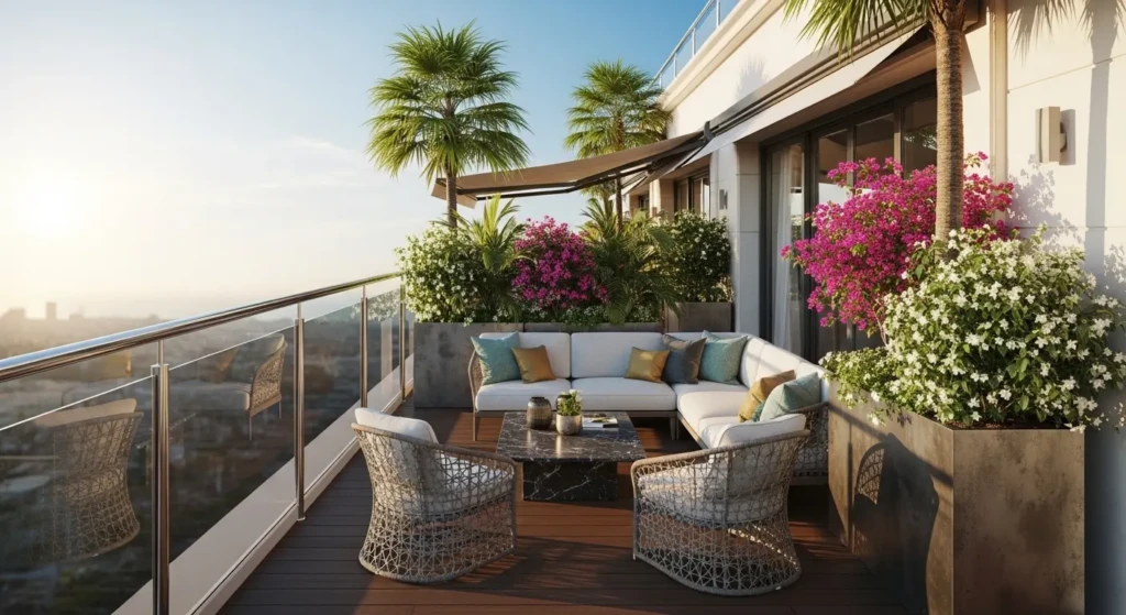Luxury Hotel-Style Balcony